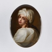 KPM PORCELAIN PLAQUE BEATRICE