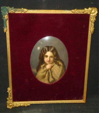 KPM Porcelain Plaque. From a