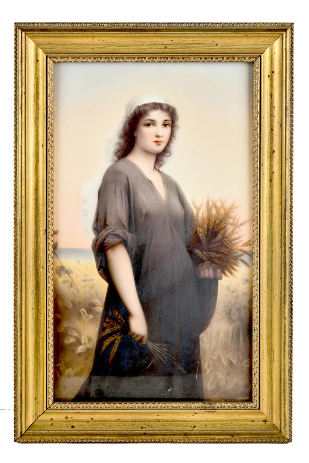 KPM PORCELAIN PLAQUE: