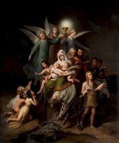 (K.P.M.) PORCELAIN PLAQUE: THE
