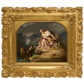 KPM PORCELAIN PLAQUE, "THE LOR