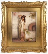 KPM PORCELAIN PORTRAIT PLAQUES