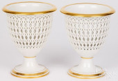 KPM PORCELAIN URNS<br>Pair of