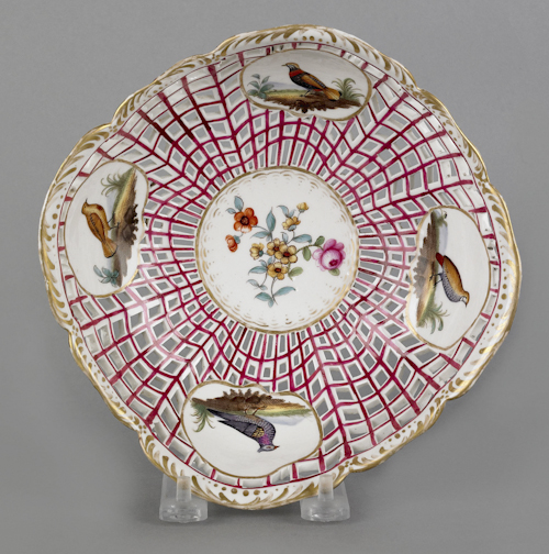 KPM reticulated porcelain bowl 19th
