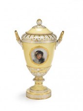 KPM yellow ground porcelain co