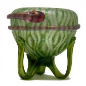 KRALIK ART GLASS CZECH SNAKE V