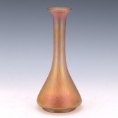 KRALIK ART GLASS OIL SPOTS PEA