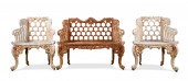 KRAMER BROS. CAST IRON SETTEE