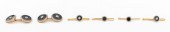 KREMENTZ 14K ONYX & DIAMOND CU