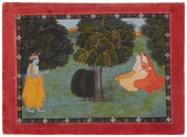 KRISHNA AND GOPIS IN THE FORES