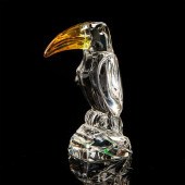 KRISTAL COLOR ART GLASS BIRD F