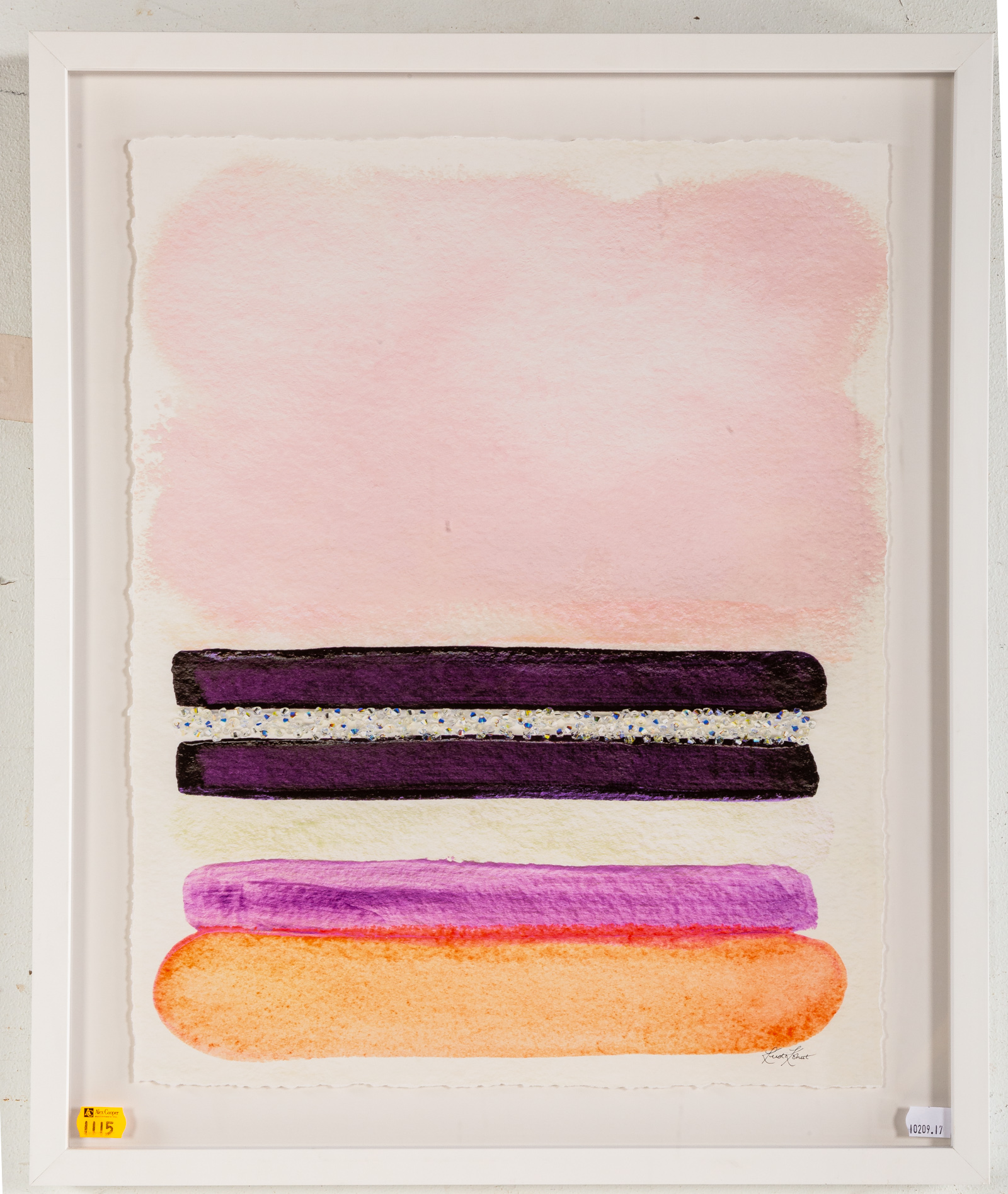 KRISTI KOHUT. LINES WITH ORANGE AND
