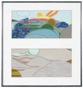 KRISTINA FRIBERG FRAMED LANDSC