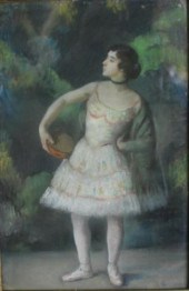 KRONBERG Louis. Pastel on Boar