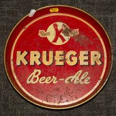 KRUEGER TIN LITHOGRAPHED ROUND