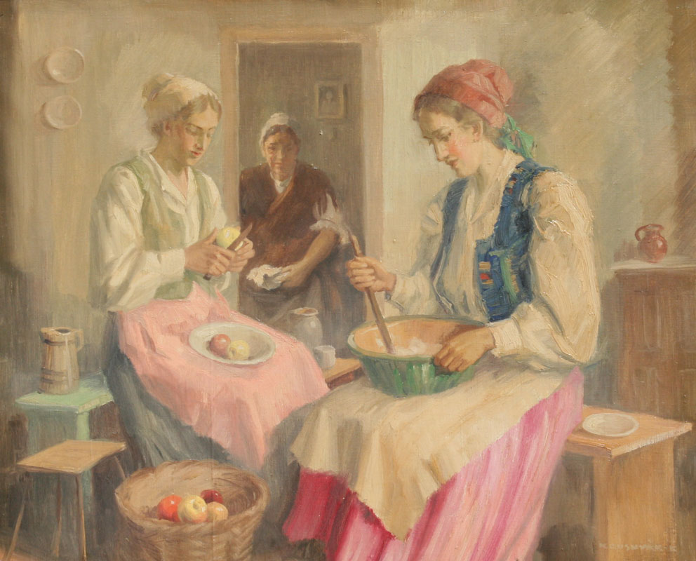 KRUSNYAK K. (Hungarian 20th C.):