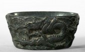 Kuang Hsu Carved Brown-Black M