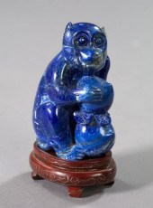 Kuang Hsu Carved Lapis Lazuli