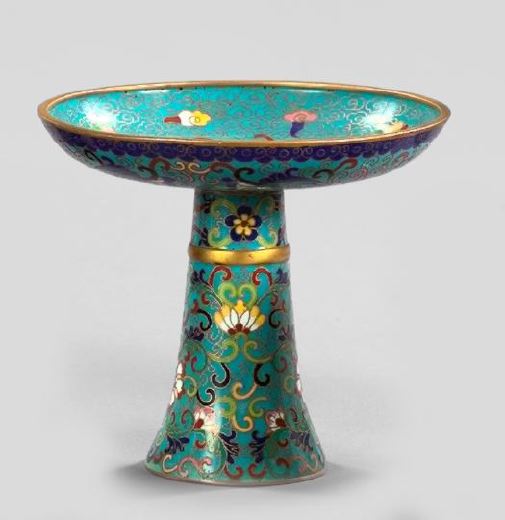 Kuang Hsu Cloisonne Tazza, 