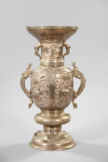 Kuang Hsu Dragon-Handled Brass