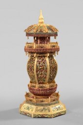 Kuang Hsu Tinted Bone "Pagoda"