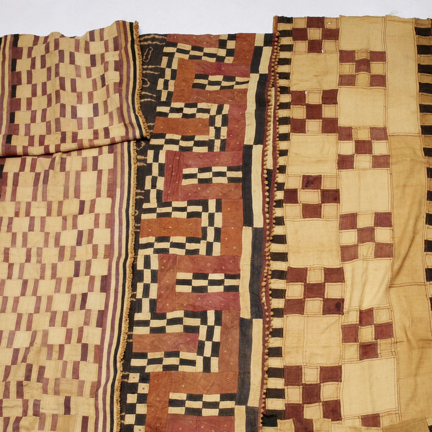 KUBA PEOPLES, (3) LARGE TEXTILES DR