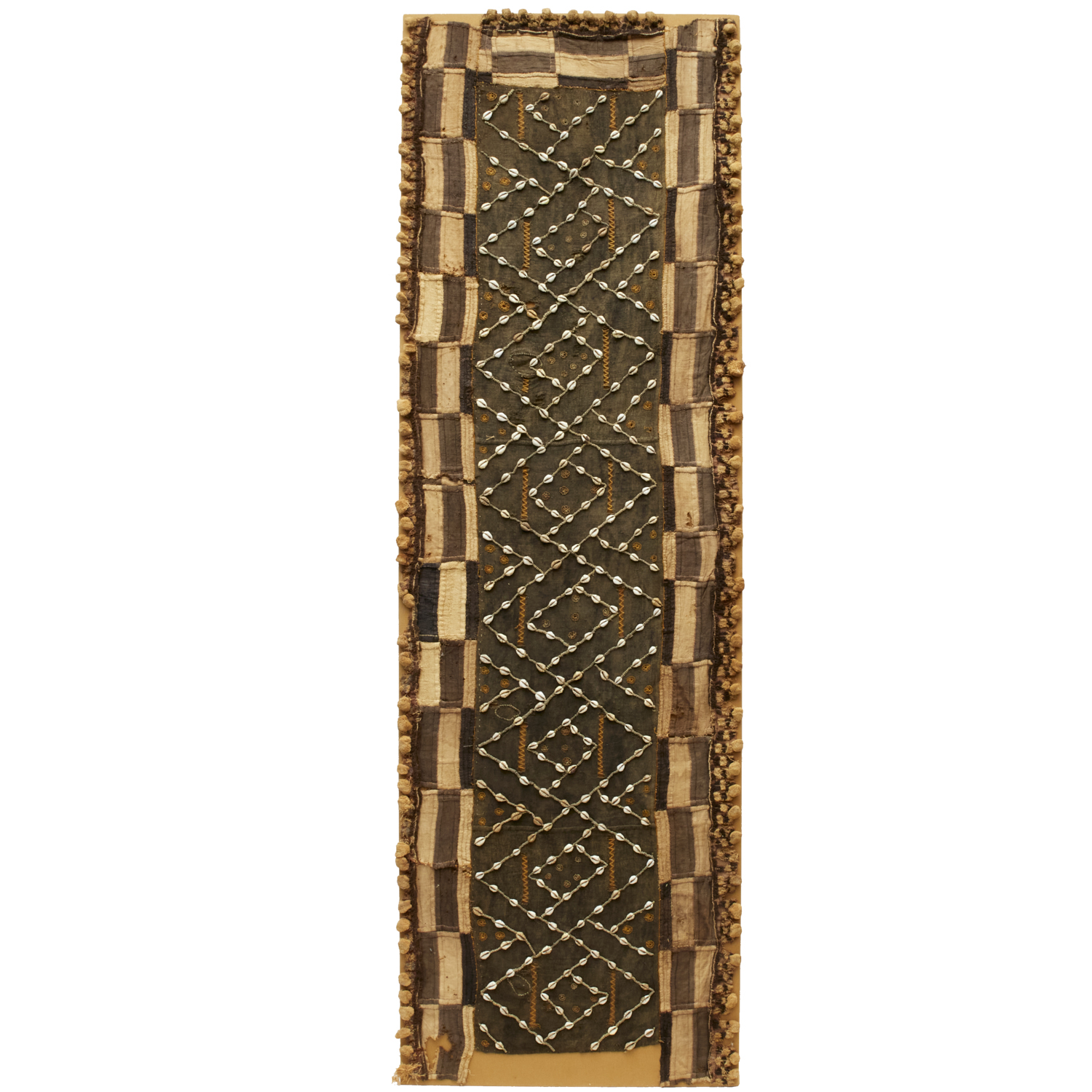 KUBA PEOPLES, LARGE TEXTILE ON