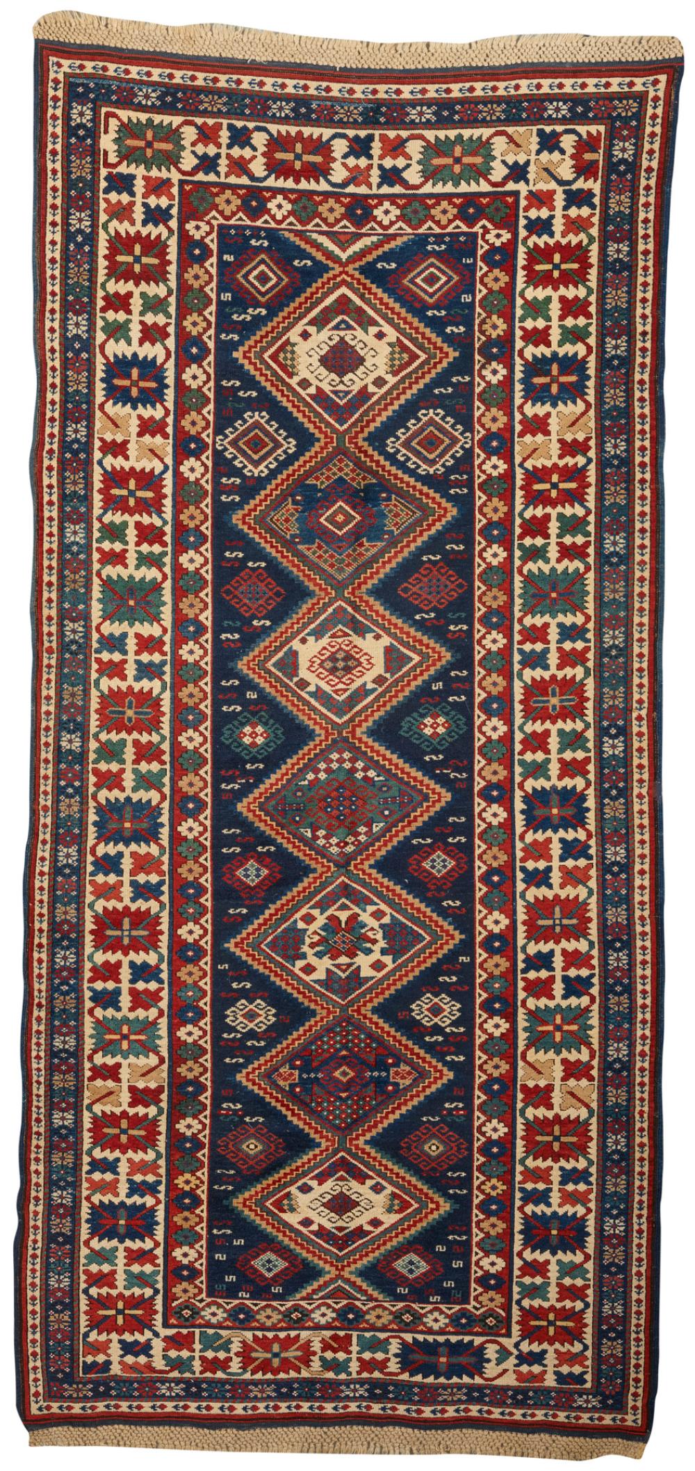 KUBA RUG, CAUCASUS, CA. 1900; 7 FT.