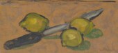 KUHN Walt. Gouache of Lemons &