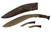 KUKRI KNIFE CARVED WOODEN HAND