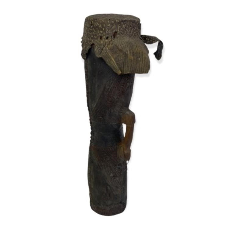 KUNDU HAND DRUM WITH HANDLE,