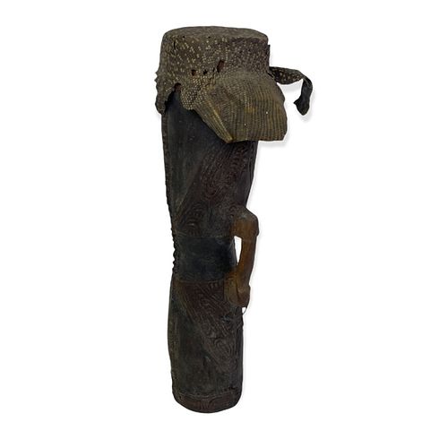 KUNDU HAND DRUM WITH HANDLE,