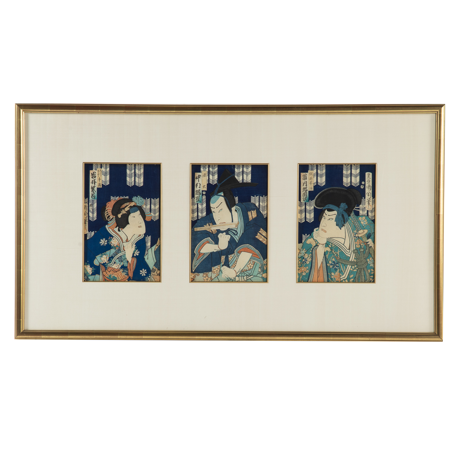 KUNICHIKA. KABUKI THEATRE SCENE,