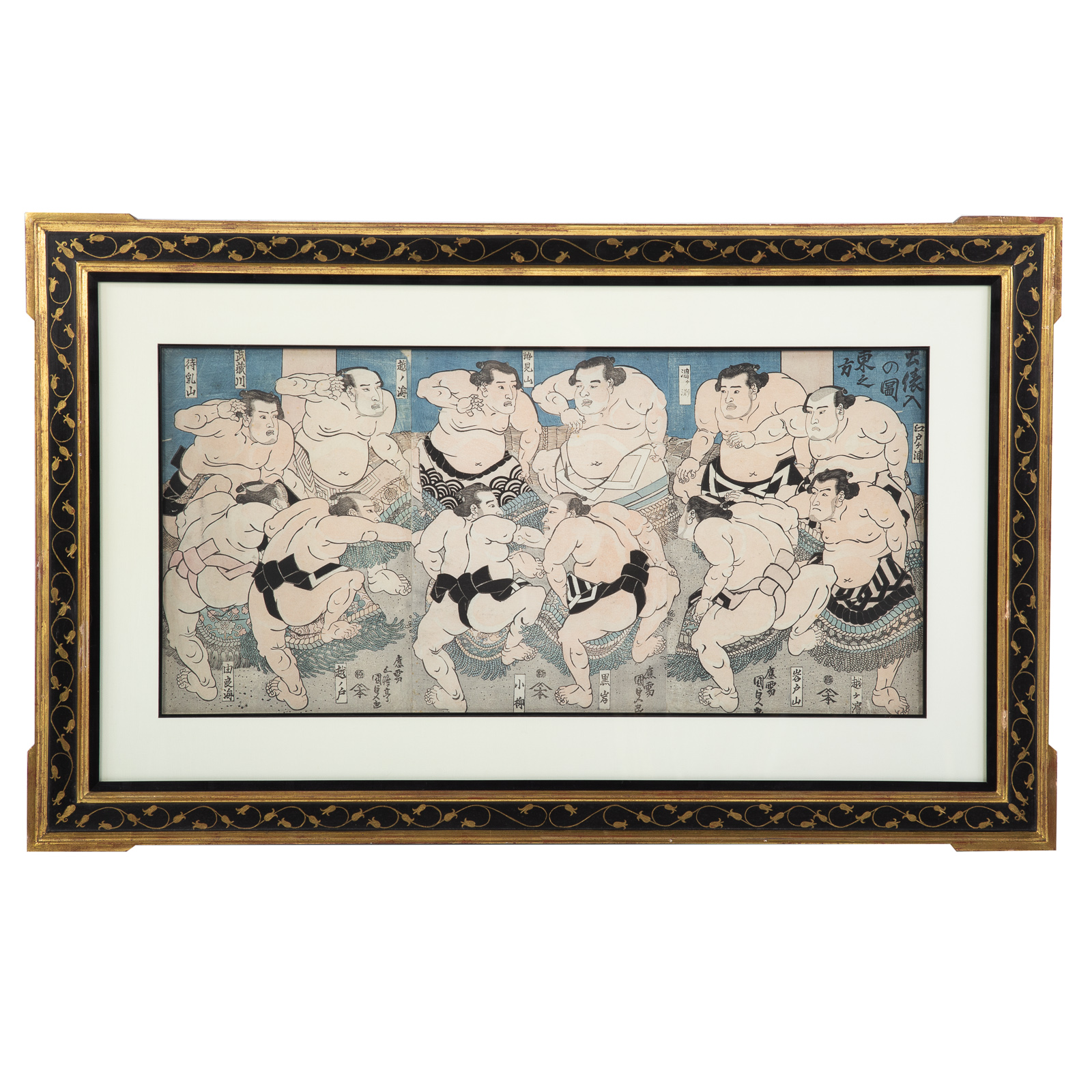 KUNISADA I. RING OF SUMO WRESTLERS,