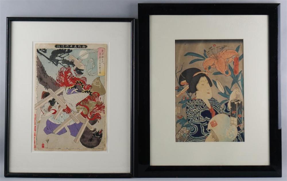 KUNIYOSHI AND ONE YOSHIIKU