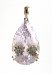 KUNZITE AND FOURTEEN KARAT WHI