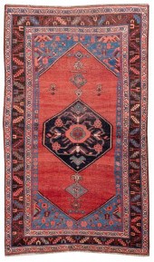 KURD BIDJAR RUG: 4'4" X 7'5" E