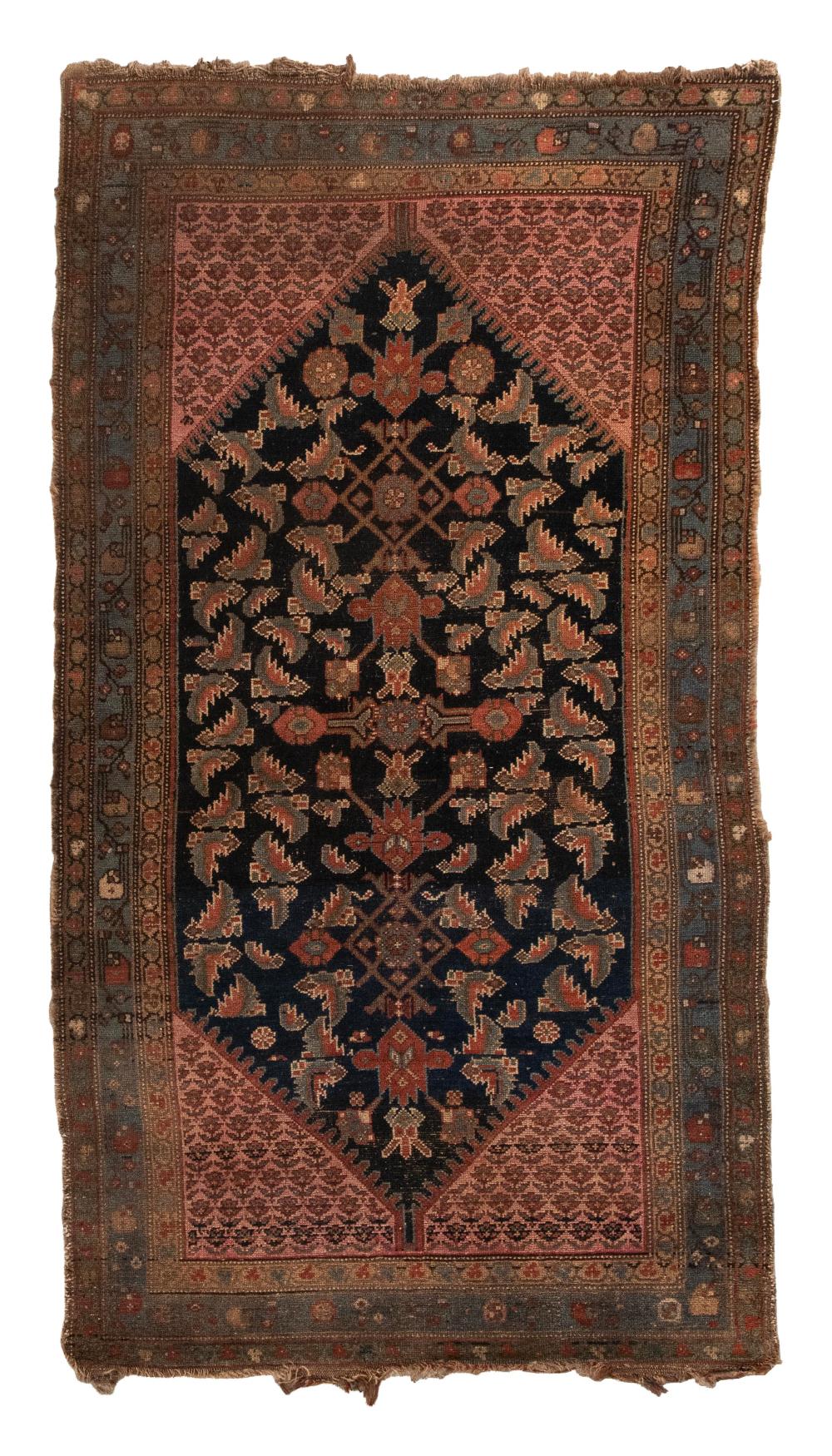 KURD HAMADAN RUG: 3’8” X 6’9”