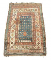 KURD RUG An abrashed navy blue