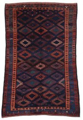 KURD RUG20th century, dark blu
