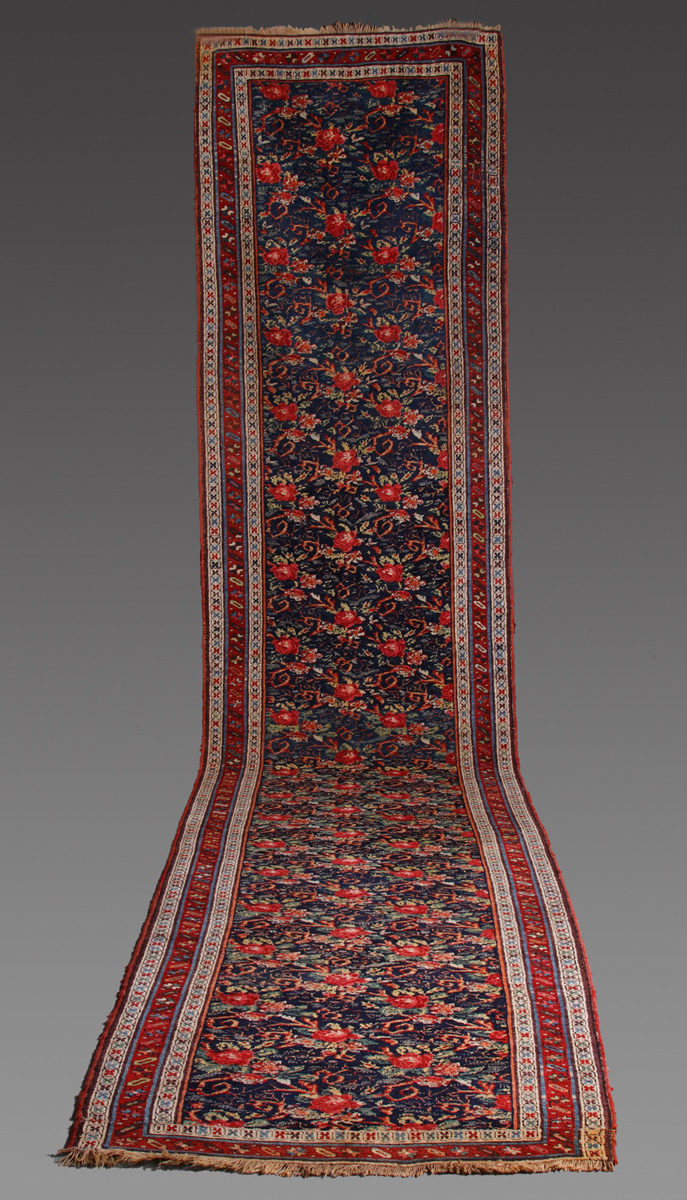 Kurdish Bijar Runner 762. Kurdish