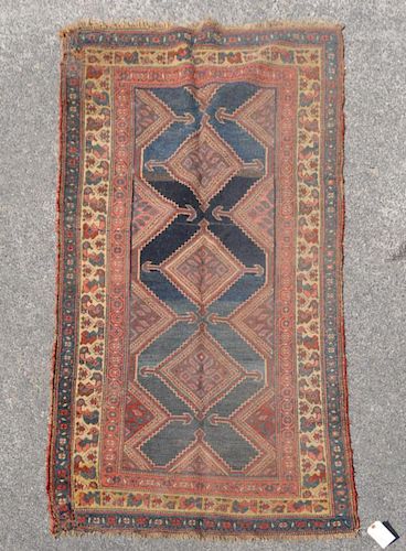 KURDISH RUG7' 2" long, 4' 3 1/2"