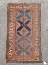 KURDISH RUG7' 2" long, 4' 3 1/