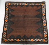 KURDISH SQUARE RUG FLAT WEAVE