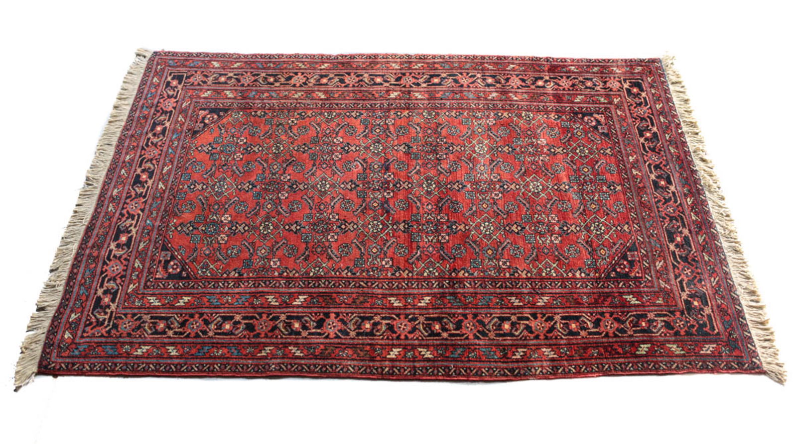 KURDISH  WOOL RUG, C1920Handknotted