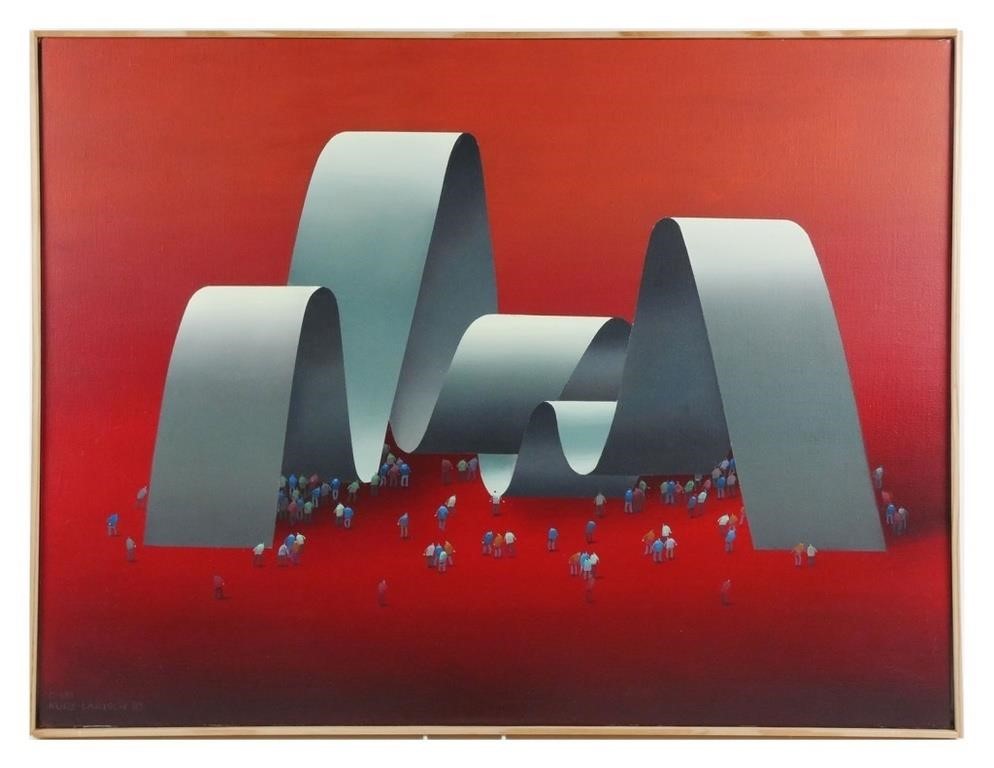 KURT LARISCH SURREALIST PAINTING