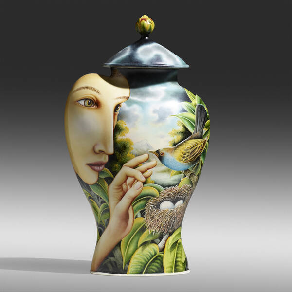 Kurt Weiser. Covered Jar with