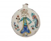 KUTAHYA POTTERY PILGRIM FLASKK