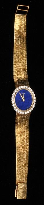 KUTCHINSKY GOLD AND DIAMOND WATCH