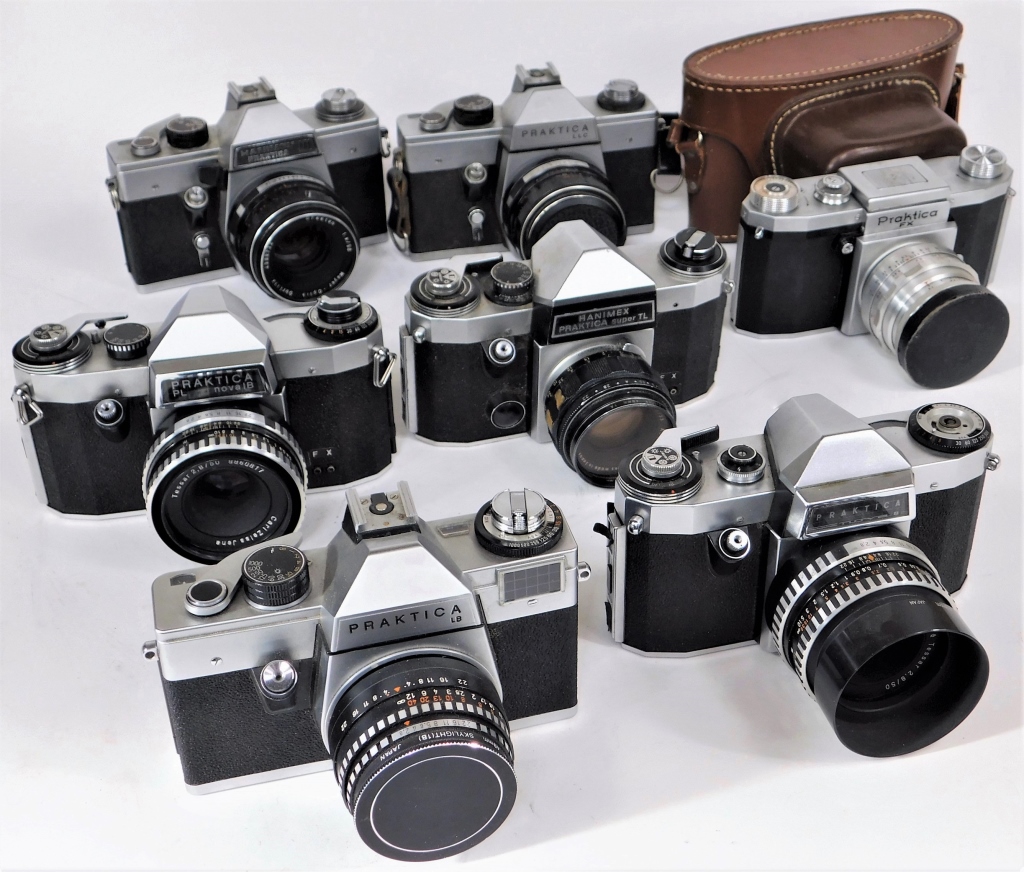 KW GROUP OF 6 PRAKTICA 35MM SLR